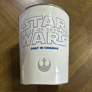 Star Wars The Rise Of Skywalker Cinemark Limited Edition Metal Popcorn Bucket